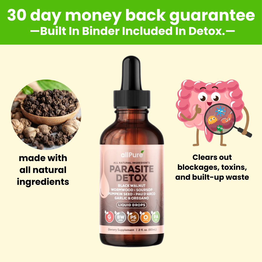 Wormwood Black Walnut Parasite Detox Longterm Reversal