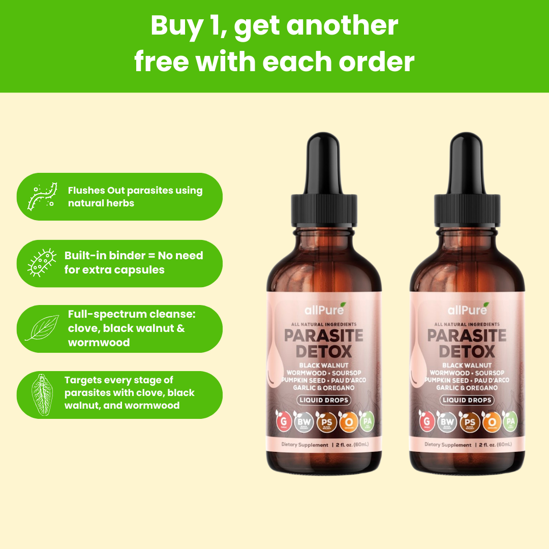 Wormwood Black Walnut Parasite Detox Longterm Reversal