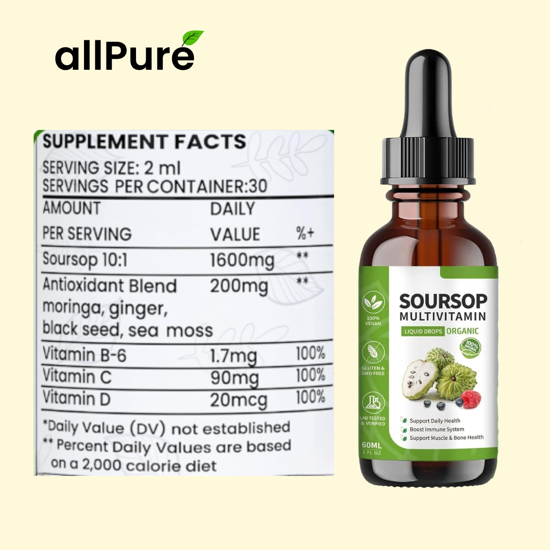 100% Soursop Drops