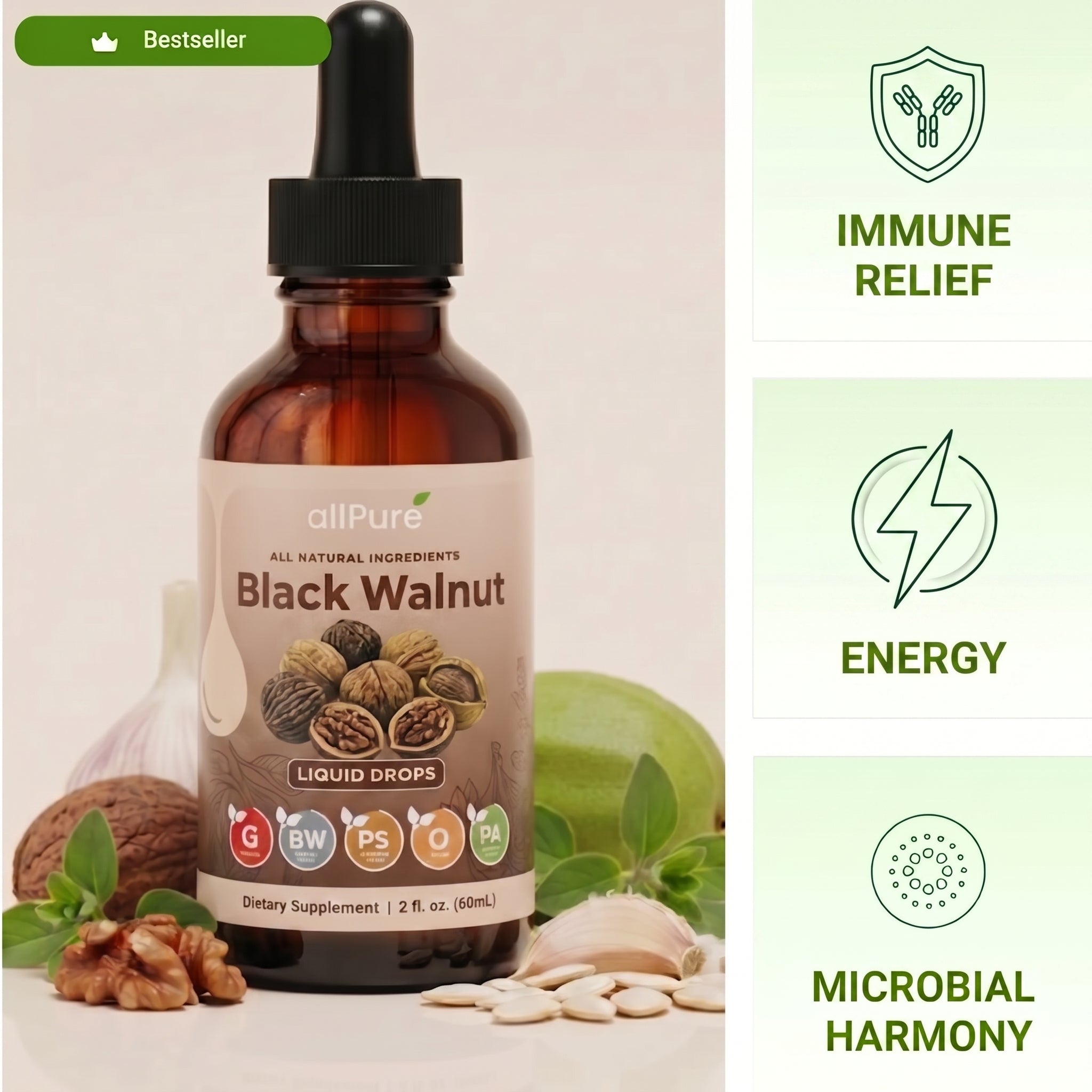 100% Black Walnut Extract
