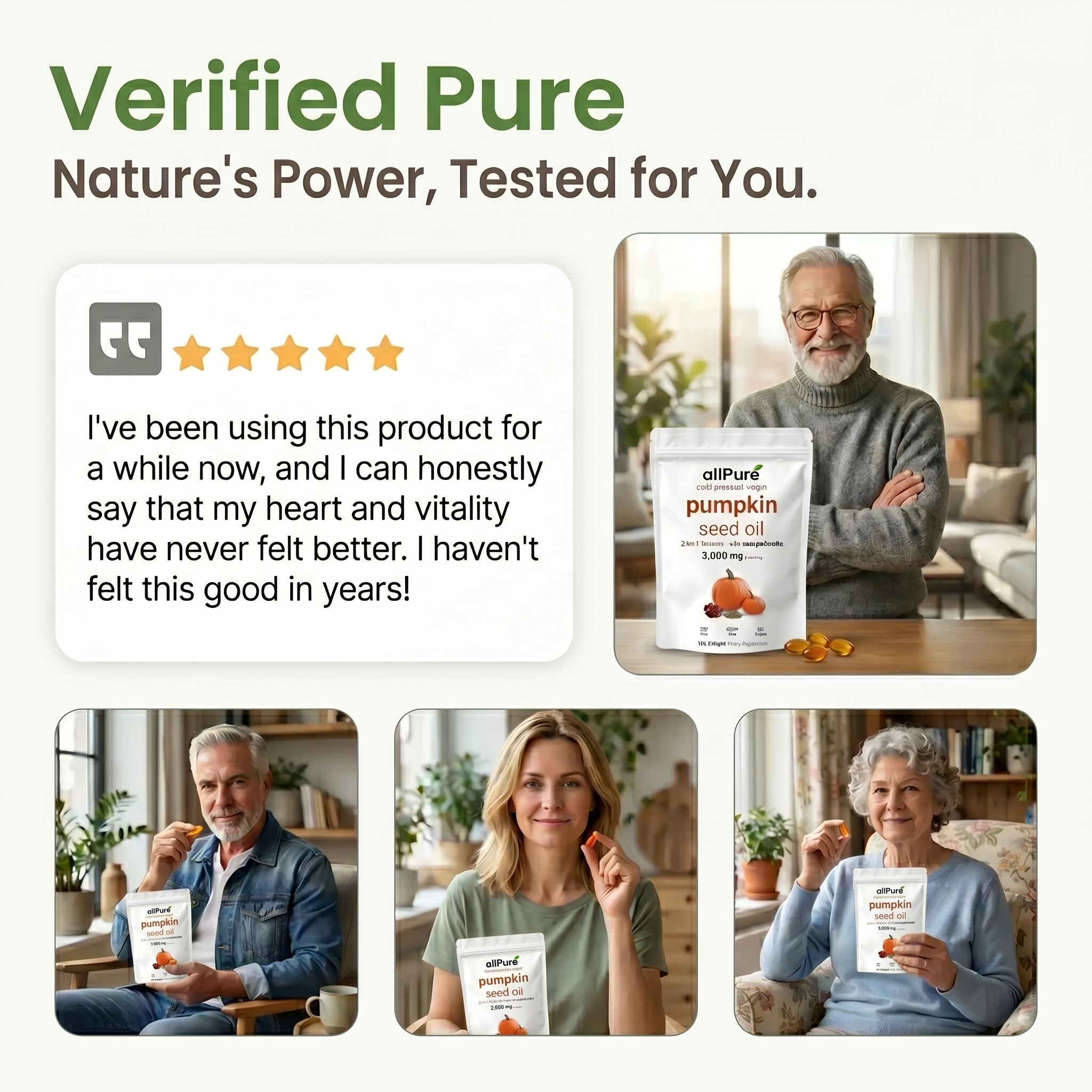 Aged Pumpkin Seed Extract - 3000mg