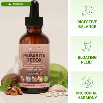 AllPure Black Walnut Wormwood Drops