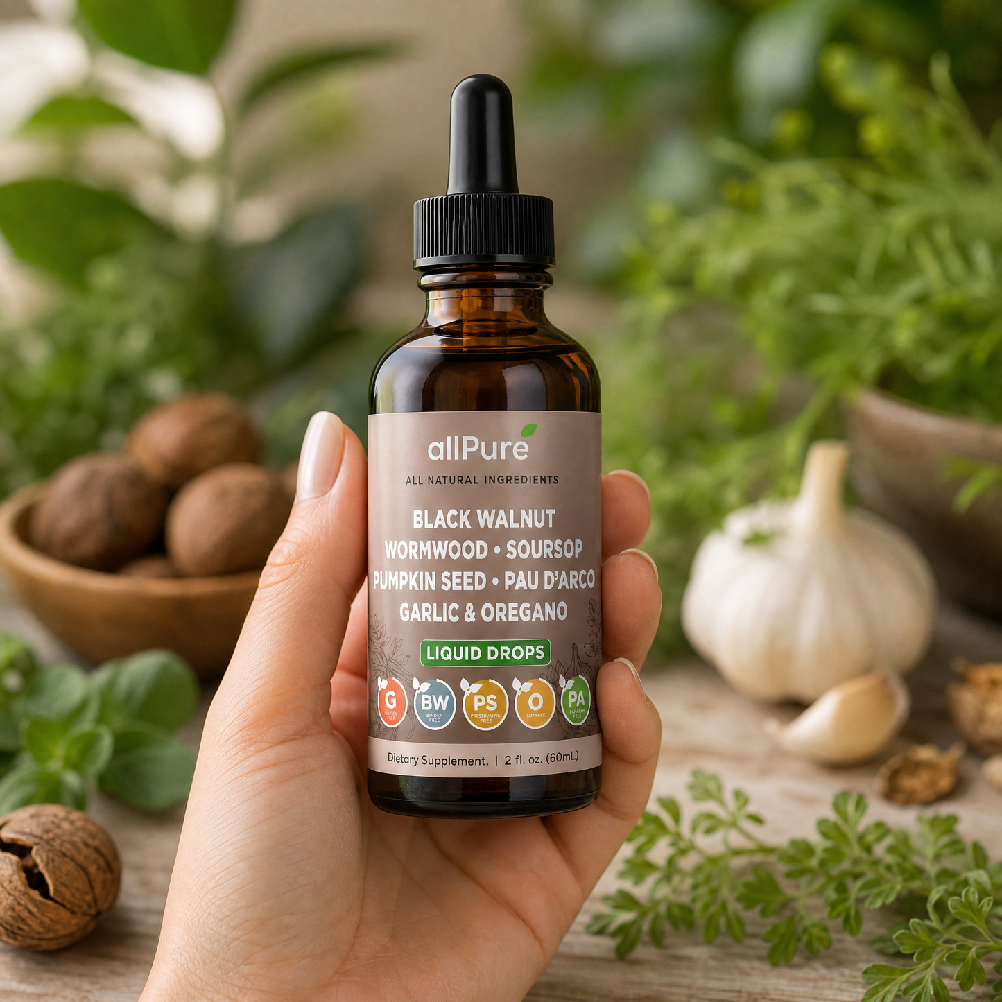 Black Walnut Wormwood Drops