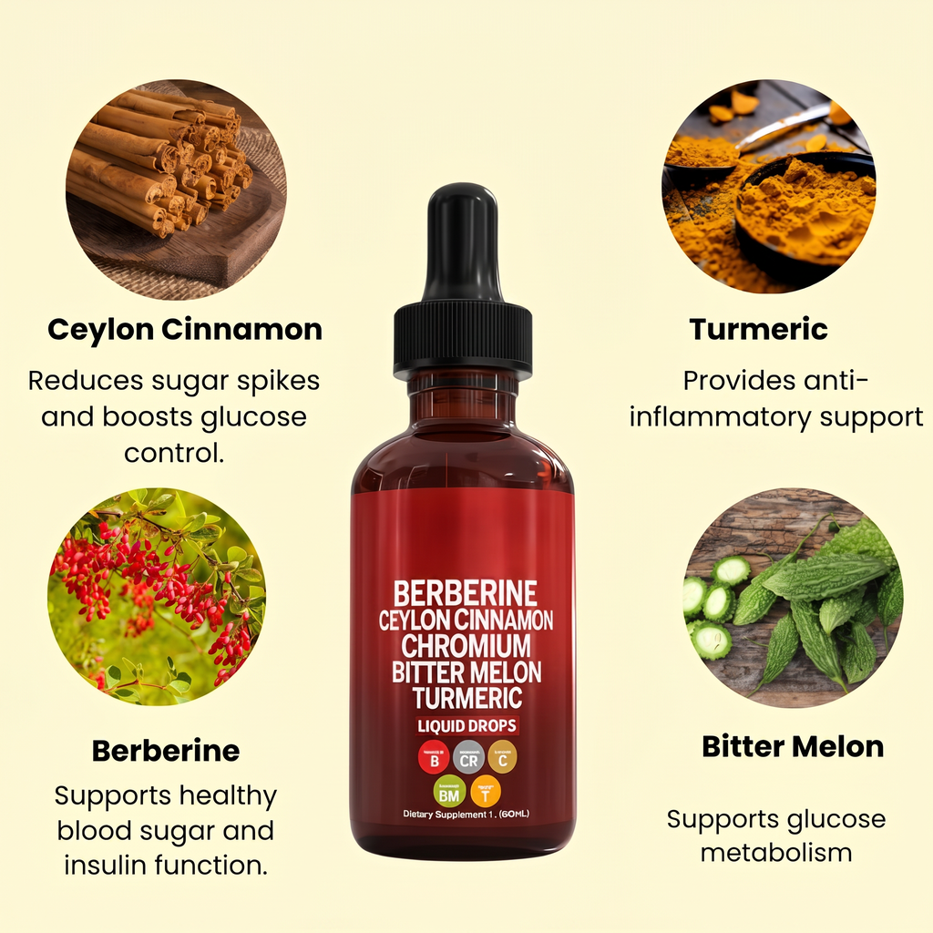 Berberine Cinnamon Blood Sugar Regulator