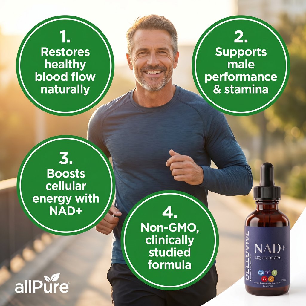 NAD+ Drops - Benefits Infographic